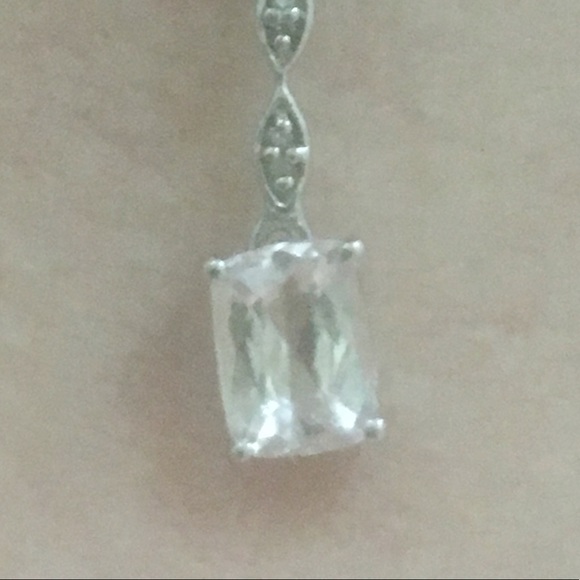 Maui Kunzite & African white Diamond&Sterling - Picture 6 of 8